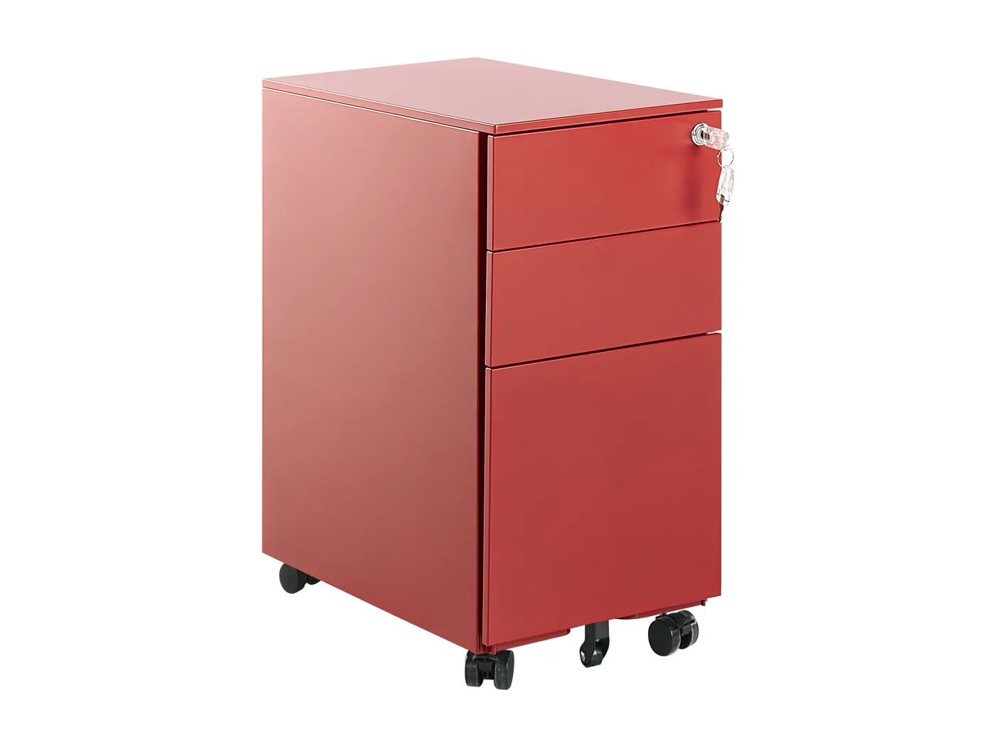 Büroschrank BOLSENA Metall Rot