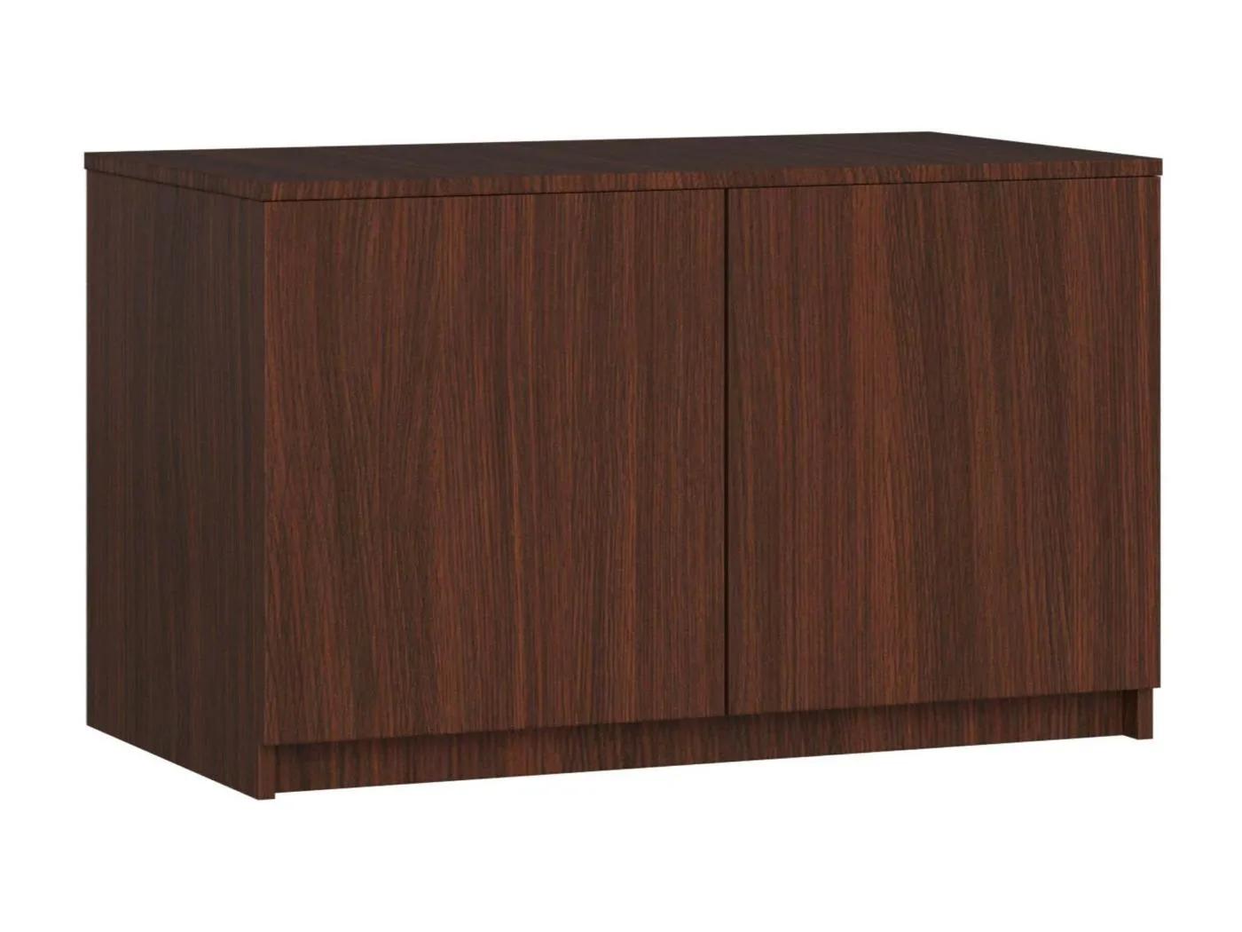 Schrankaufsatz für Kleiderschrank AKORD S90 Wenge 90 cm 2 Türen 2 Ebenen B90 x H55 x T51 cm