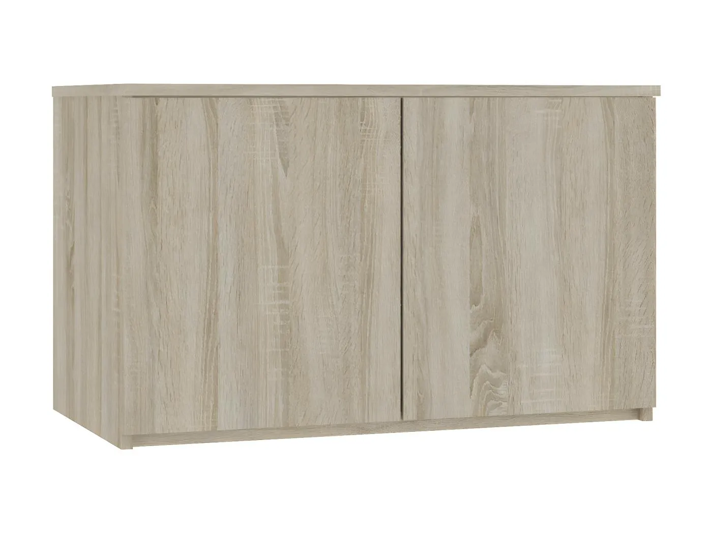 Schrankaufsatz für Kleiderschrank AKORD S90 Sonoma-Eiche 90 cm 2 Türen 2 Ebenen B90 x H55 x T51 cm