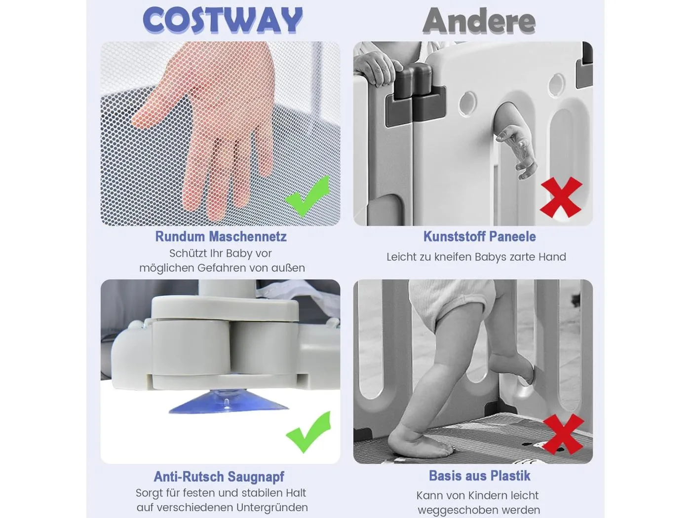 Baby Laufstall klappbar GK32254