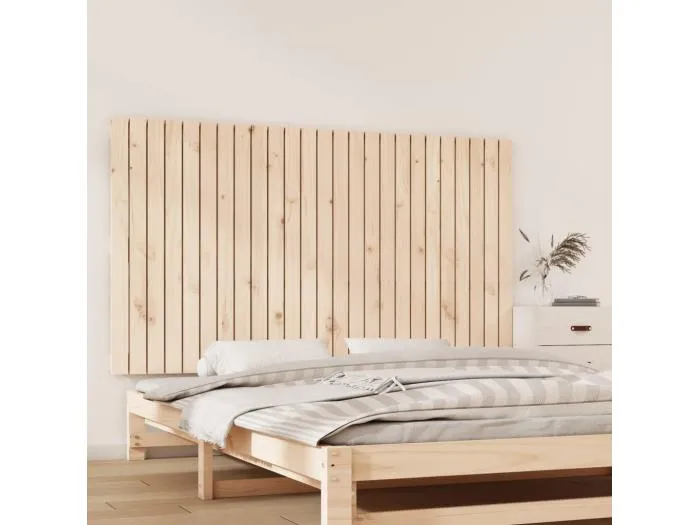Wand-Kopfteil für Bett | Bett-Kopfteil 159,5x3x90 cm Massivholz Kiefer -MN315435