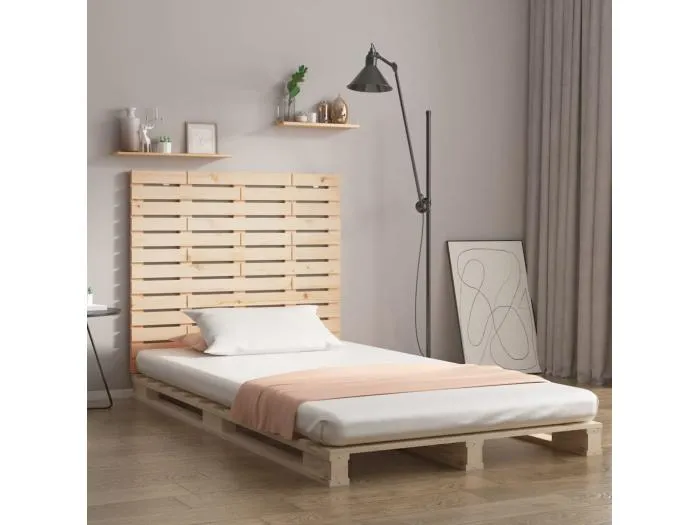 Wand-Kopfteil für Bett | Bett-Kopfteil 146x3x91,5 cm Massivholz Kiefer -MN445631