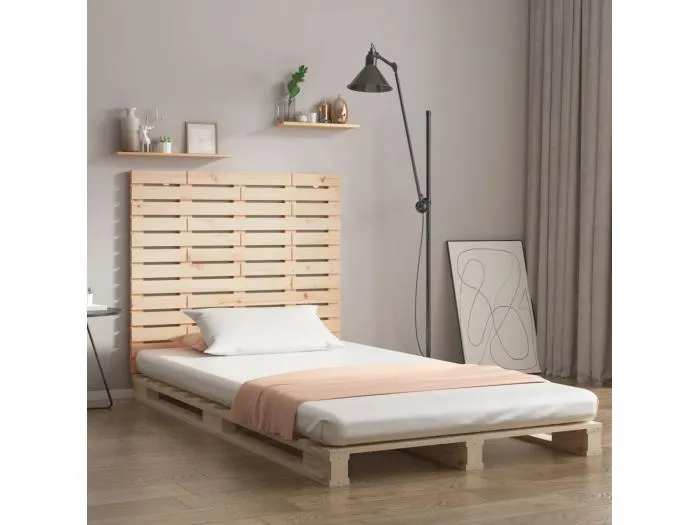 Wand-Kopfteil für Bett | Bett-Kopfteil 96x3x91,5 cm Massivholz Kiefer -MN262548