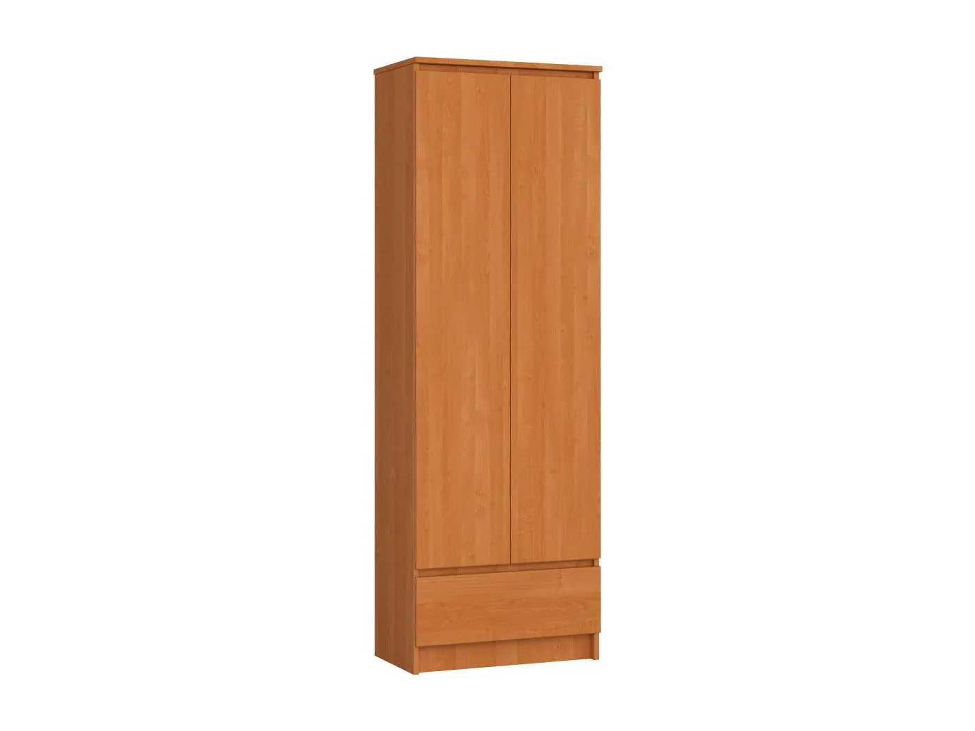 Büroregal AKORD R60 Büroschrank Aktenschrank Erle 60 cm 2 Türen Schublade 4 Ebenen B60 x H180 x T35 cm