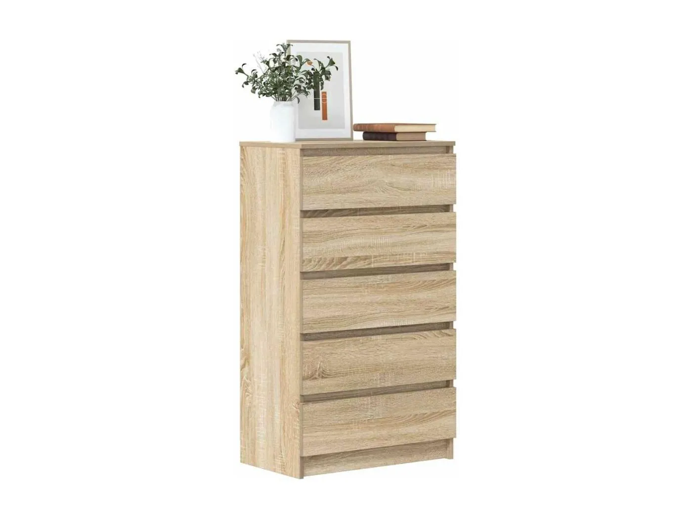 Schubladenschrank Sonoma-Eiche 60x36x103 cm Holzwerkstoff