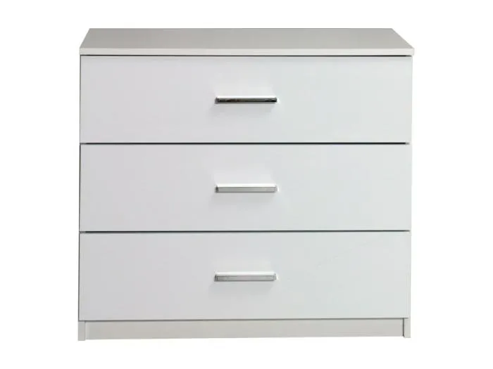 Kommode Kollektion SENA, 3 Schubladen, ideal um mehr Stauraum in Ihrem Schlafzimmer zu schaffen.