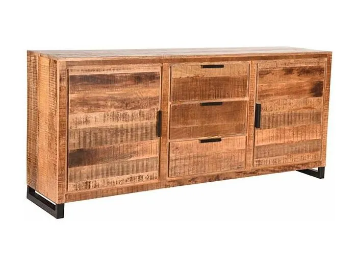 Glasgow Sideboard - Rau - Mangoholz - 190 cm