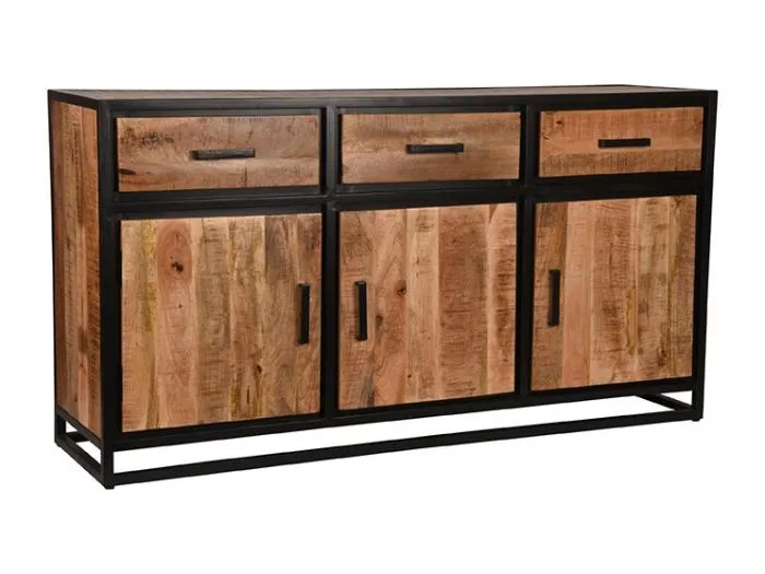 Sideboard Tampa - Rau - Mangoholz - 170cm