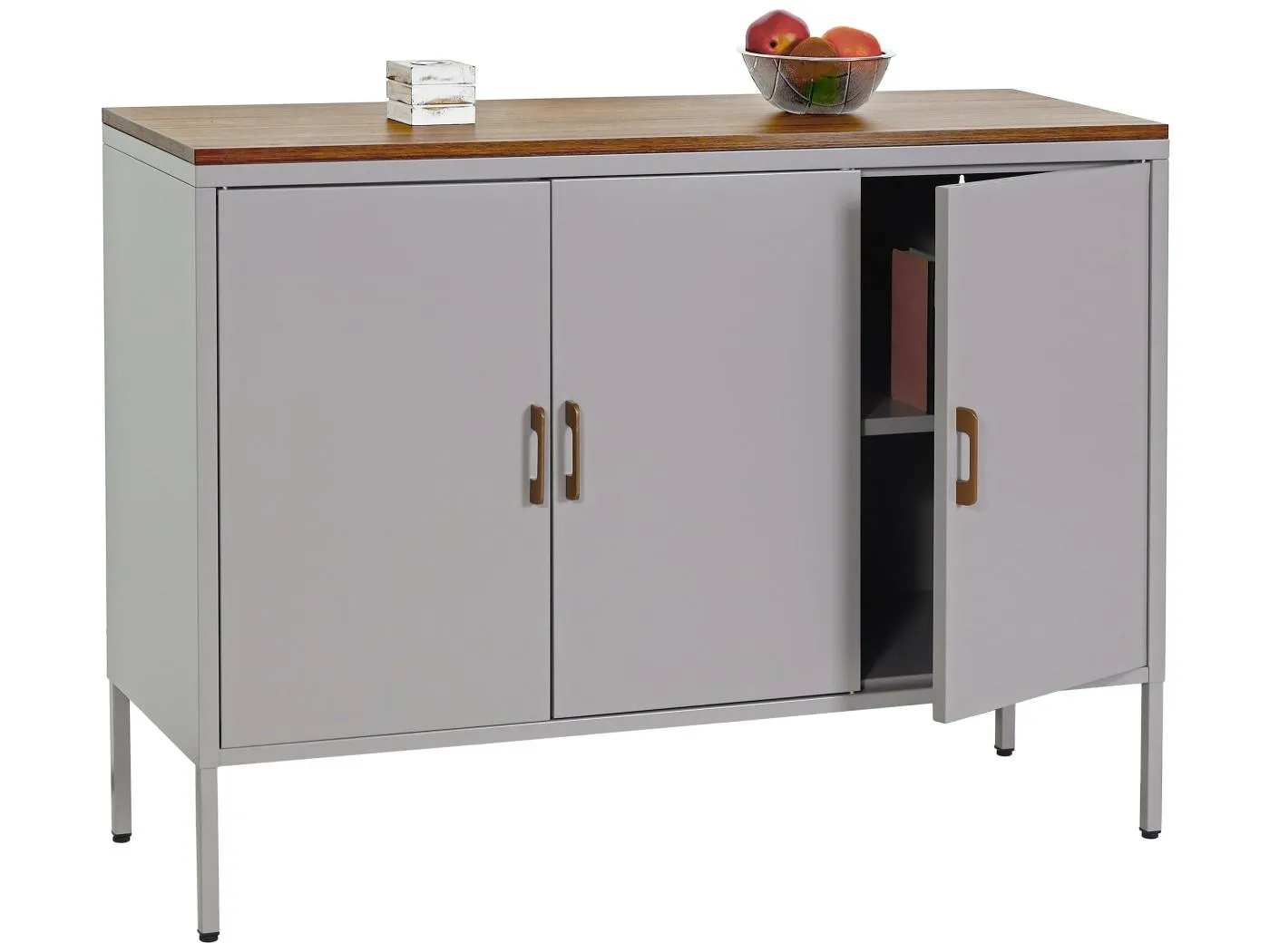 Kommode MCW-L84-3, Grau