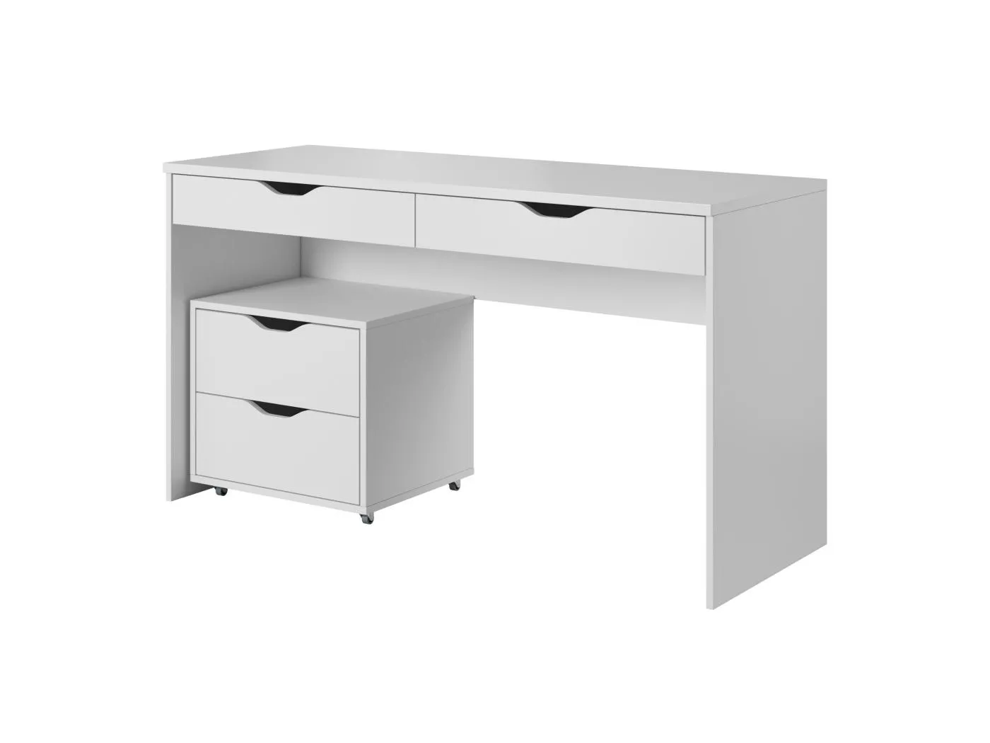 Schreibtisch MATI (2er Set) 139x51x76 Weiss