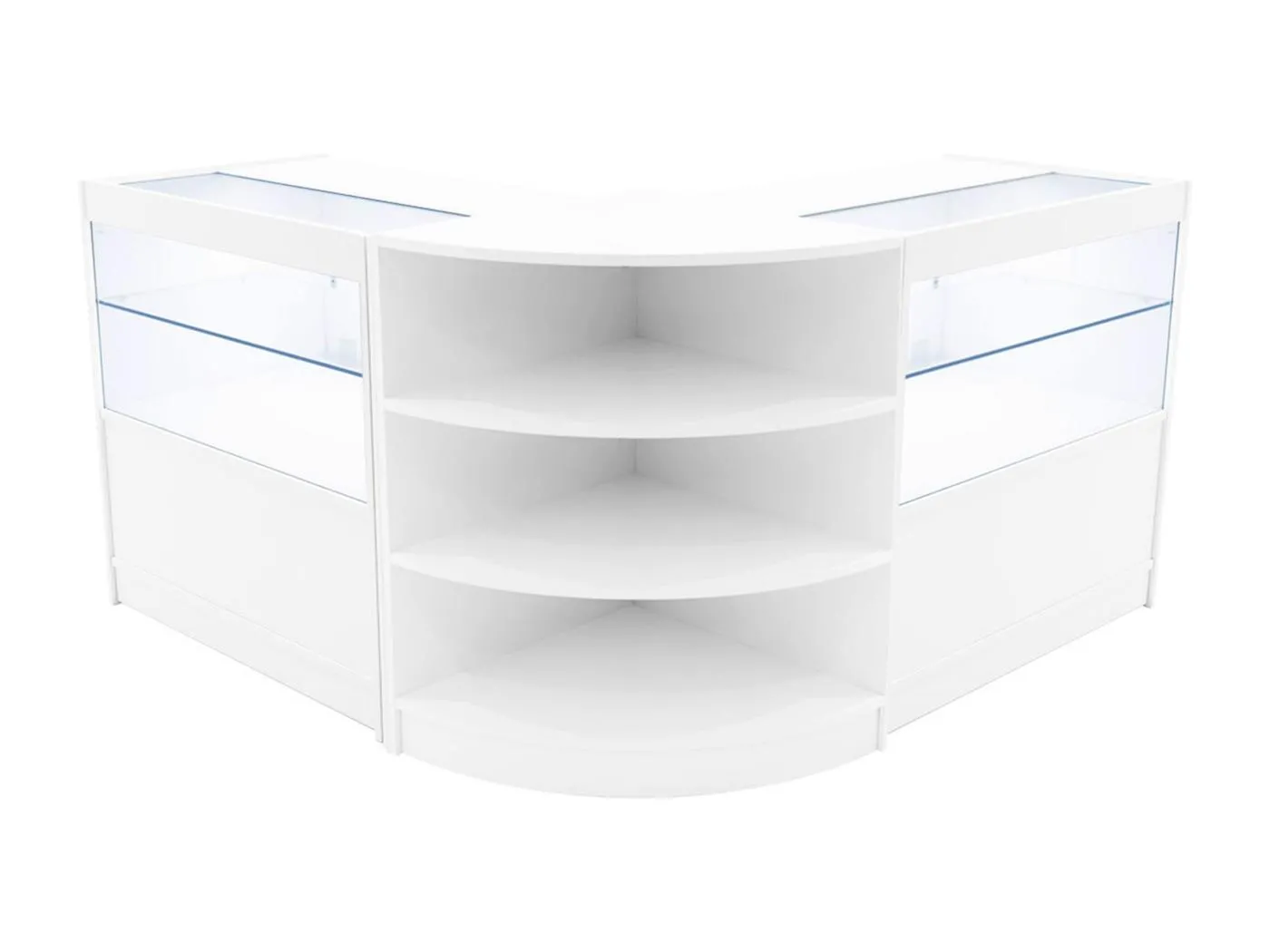 Andromeda LED Verkaufstheken-Set LM60 + C900 (2 Stück) – Weiß