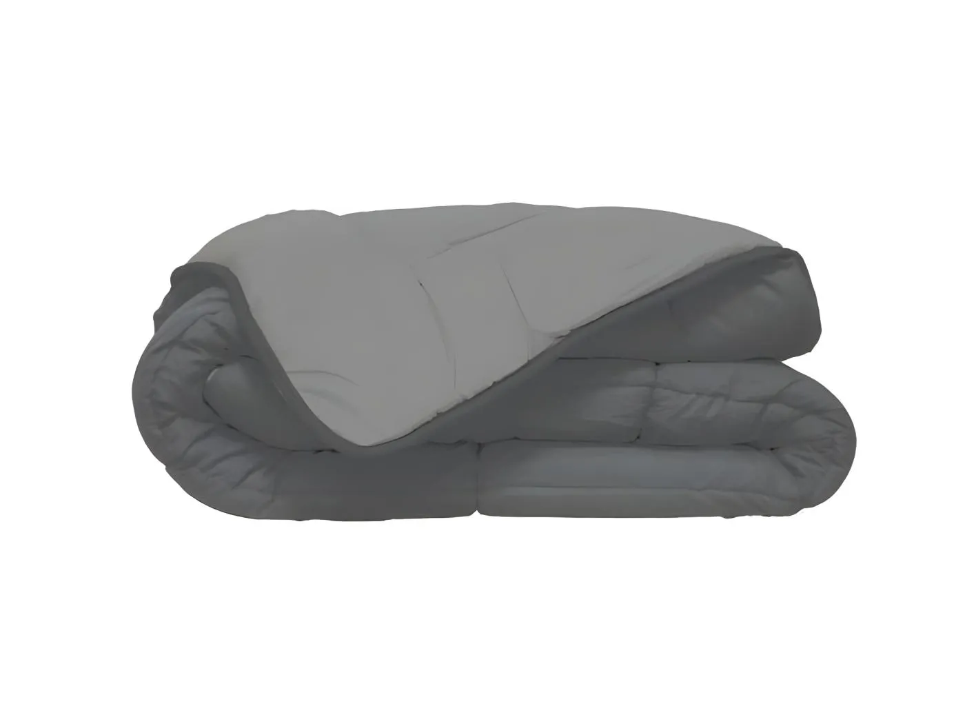 Leichte, wendbare Mikrofaserdecke 200g/m2 240x260cm Stahl & Silber