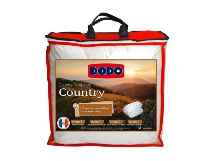 Temperierte Bettdecke Country DODO - 220 x 240 cm - Weiß