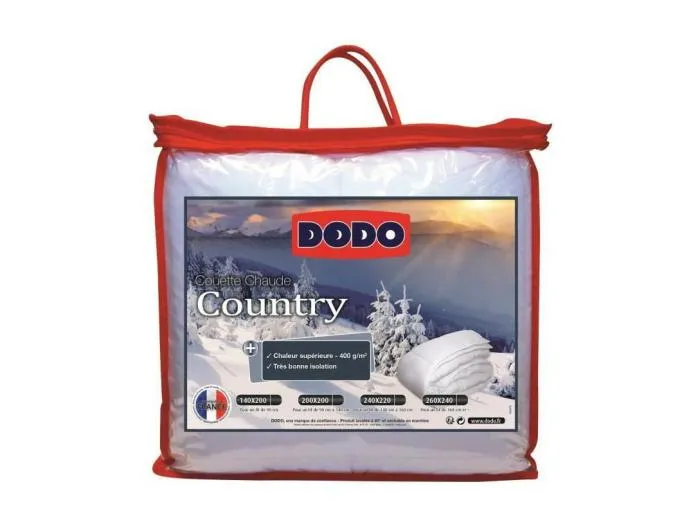 Warme Bettdecke 400gr/m2 COUNTRY 240x260cm DODO