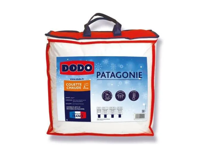 Warme Bettdecke Patagonien weiß - 200x200 cm