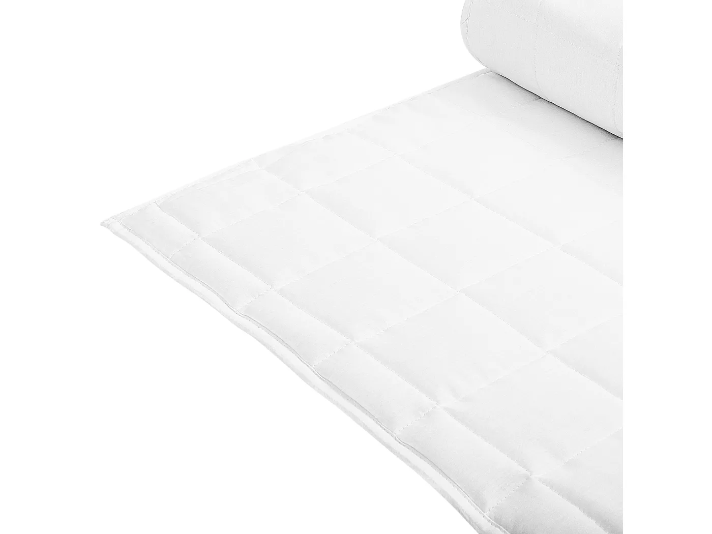 Angenehm weiche Sommerdecke aus Polyester/Baumwolle Weiß 135 x 200 cm Annapurna