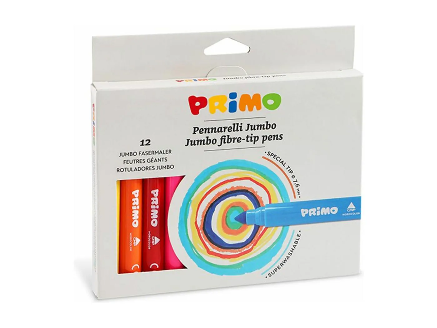 12 große "Jumbo"Filzstifte