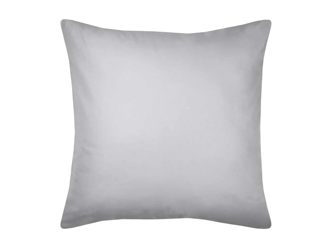 Einfarbiger Kissenbezug aus Bio-Baumwolle