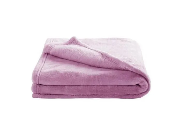 Microdoux DOUX NID 75x100 cm Lila Decke für Baby und Erwachsene