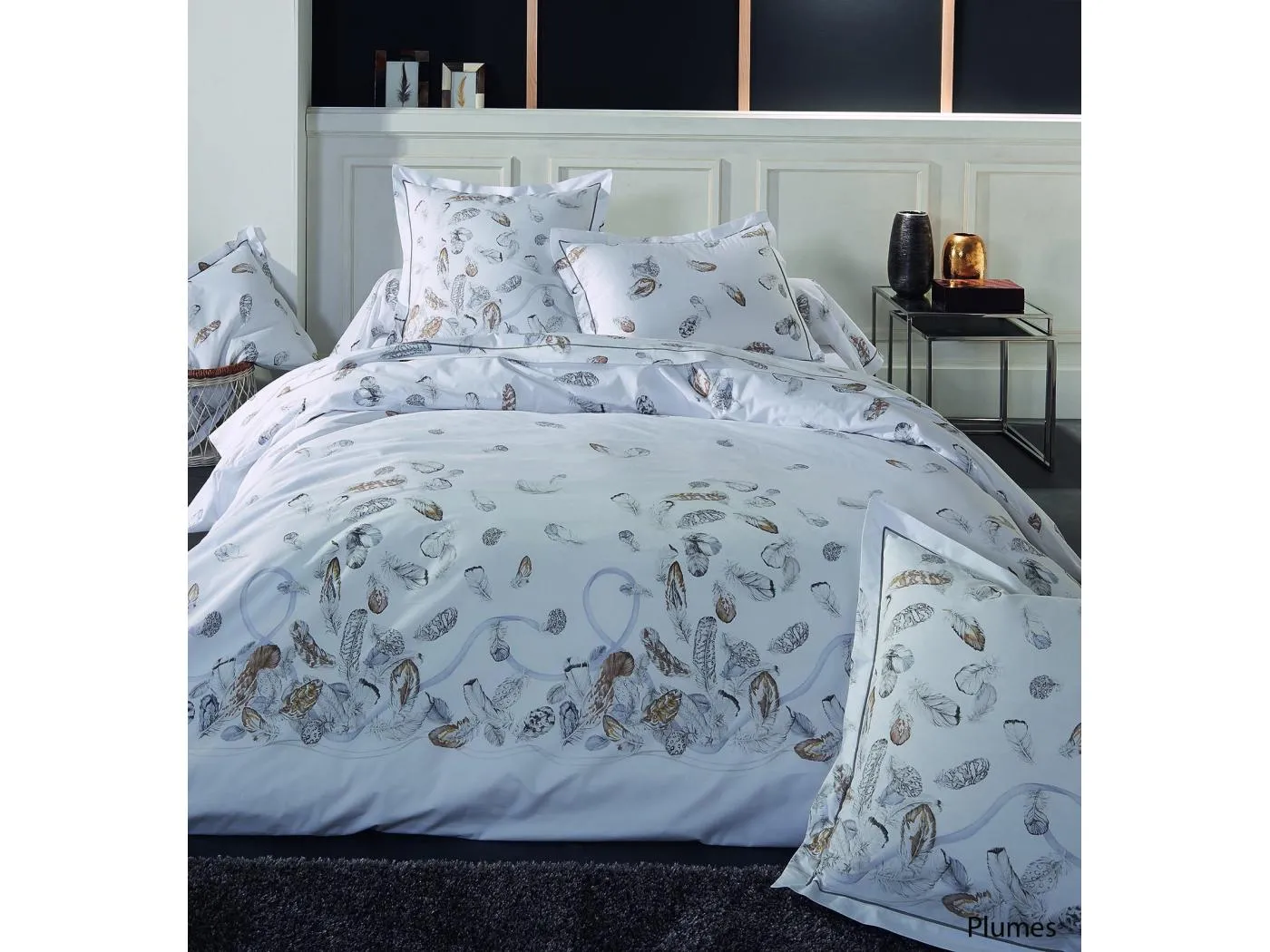 Bettdeckenbezug mit Federdruck 200 x 200 cm