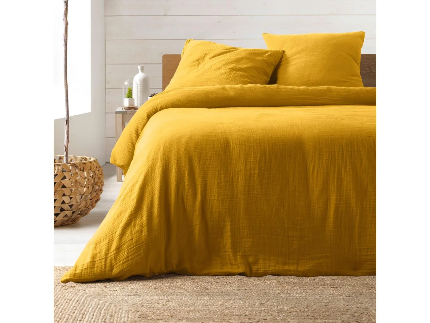 Bettwäsche aus Baumwoll-Gaze 260 x 240 cm