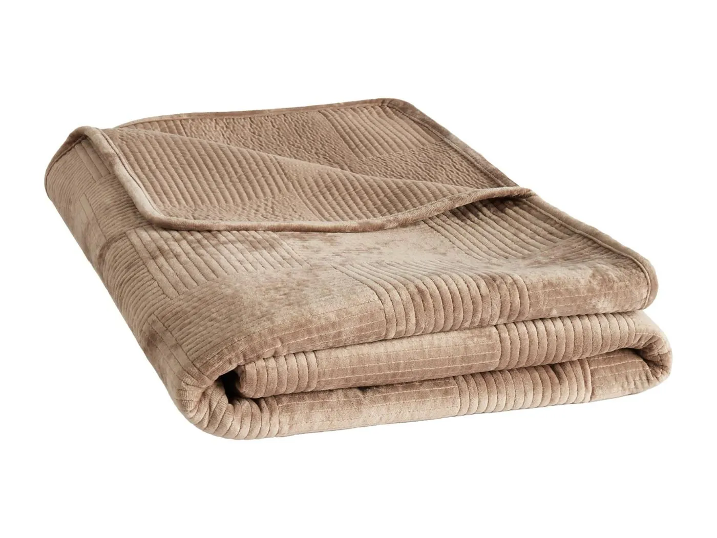 Tagesdecke Quadron dunkelbeige 200 x 220