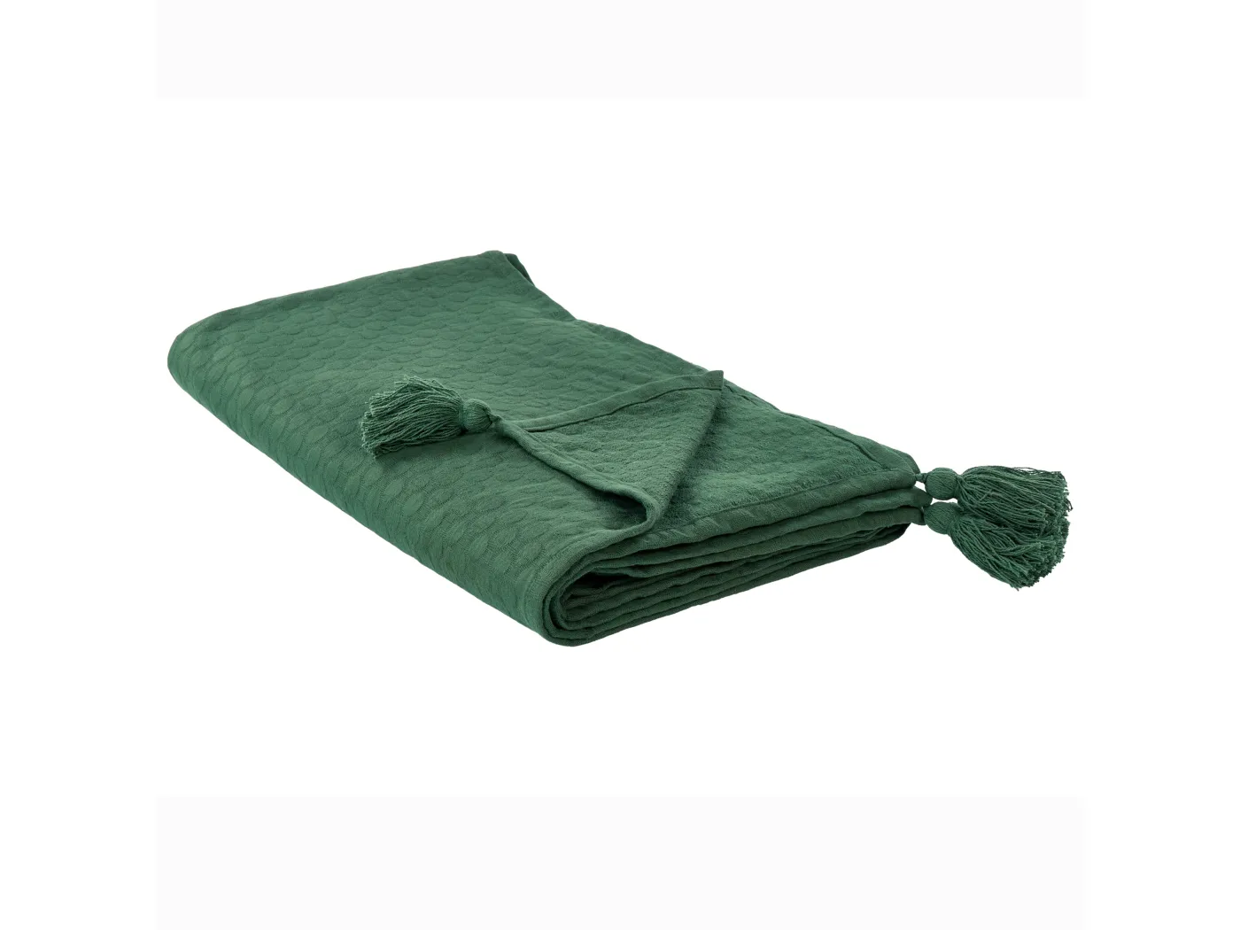 Tagesdecke LINDULA Baumwolle 200 x 220 cm Grün