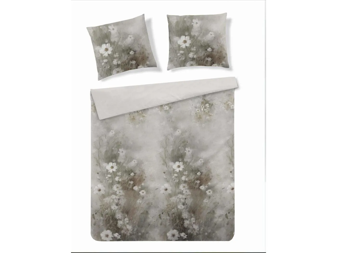 Bettwäsche Garelia Hellgrau 160x200