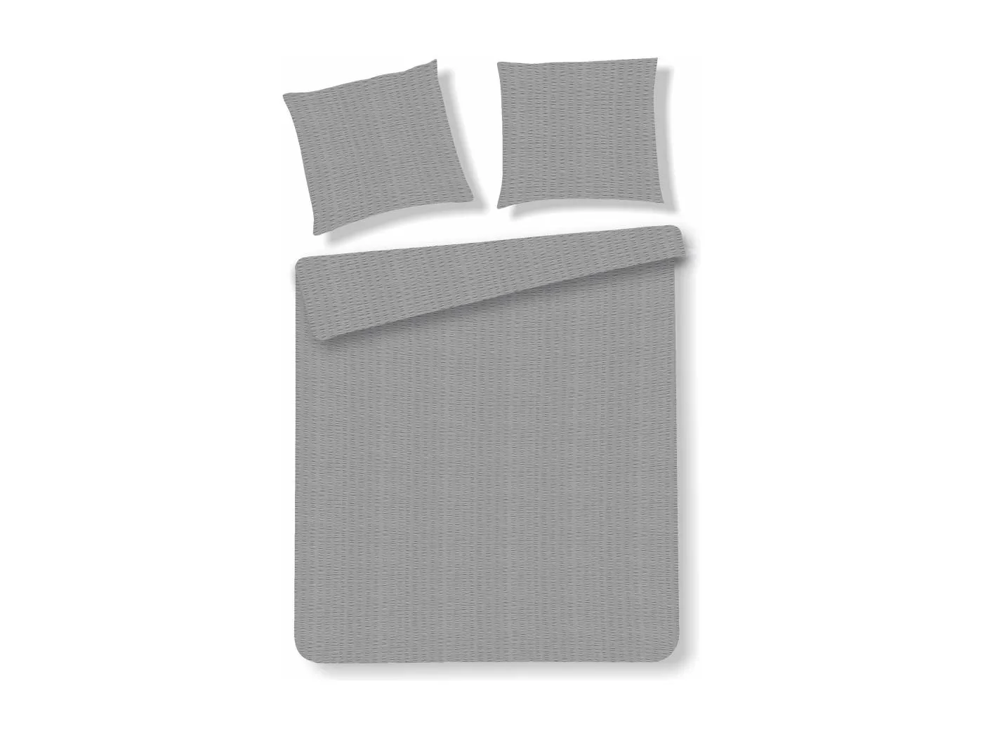 Bettwäsche Corica Mittelgrau 160x200
