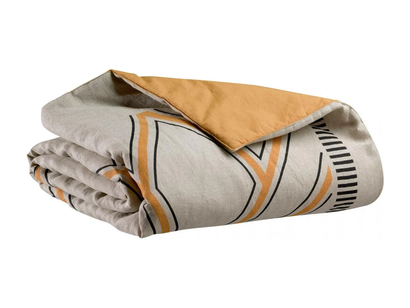 Zeff Johan Bettdecke Ocker 80 x 180 cm