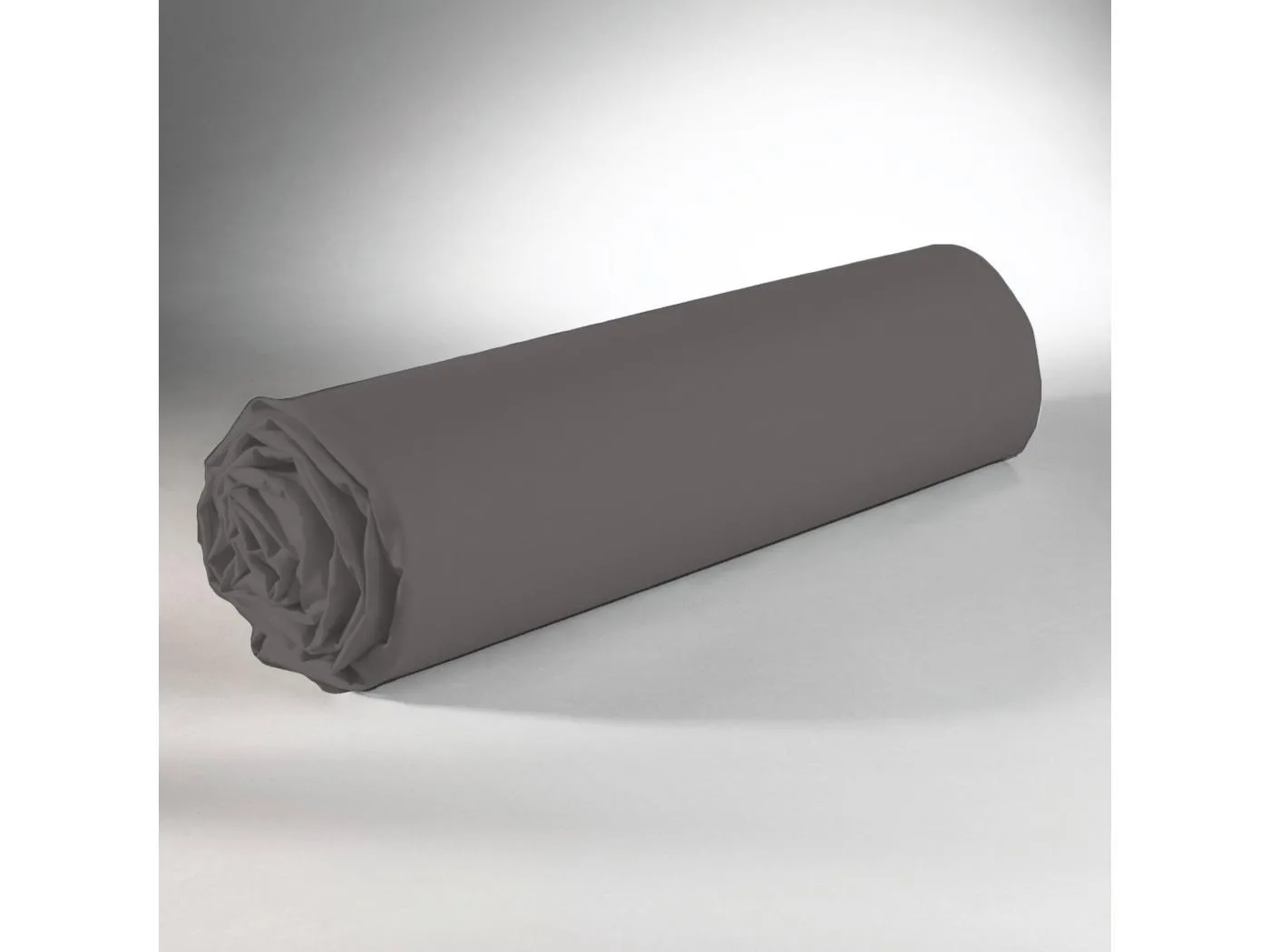 Anthrazit Spannbettlaken 100% Baumwolle 57 Fäden Größe 160 x 200 cm