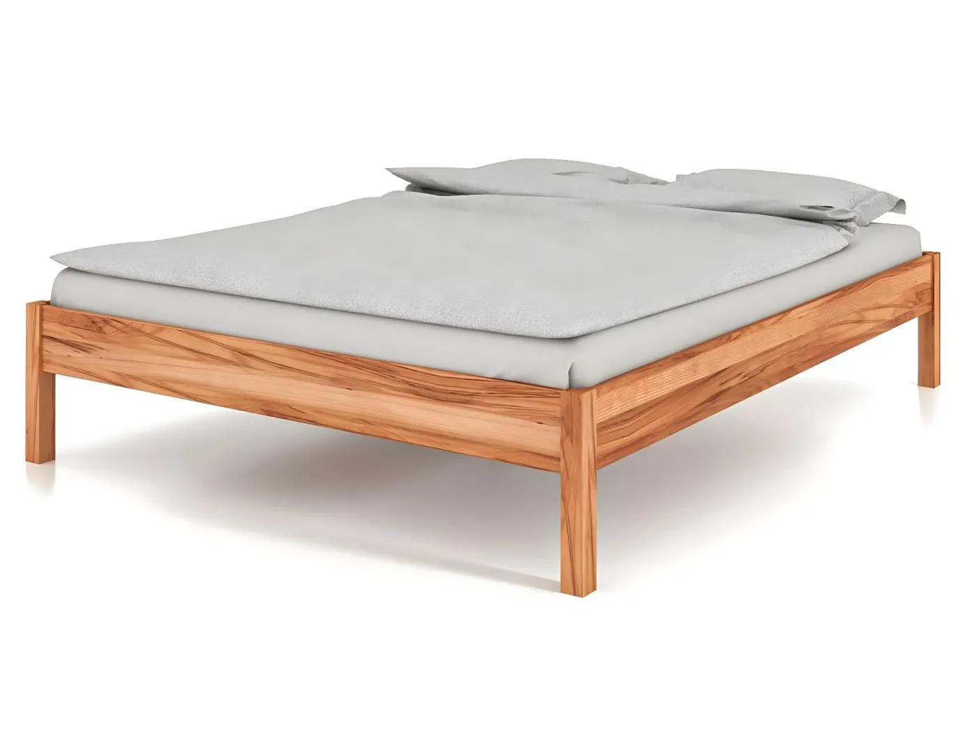 VENTO - Bettgestell aus Kernbuche, naturgeölt 100x200