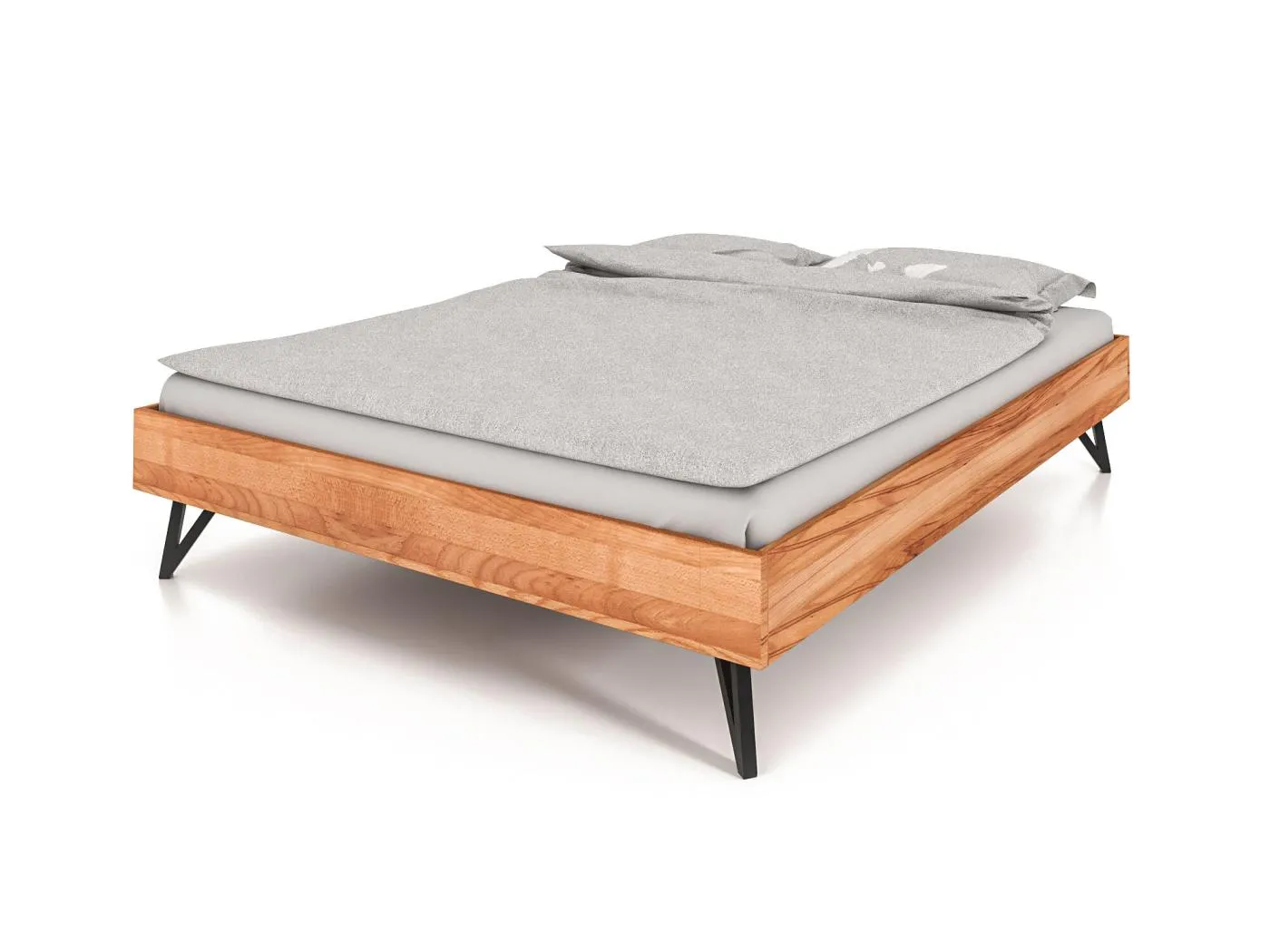 GOLO - Bettgestell 120 x 200 aus Kernbuche naturgeölt