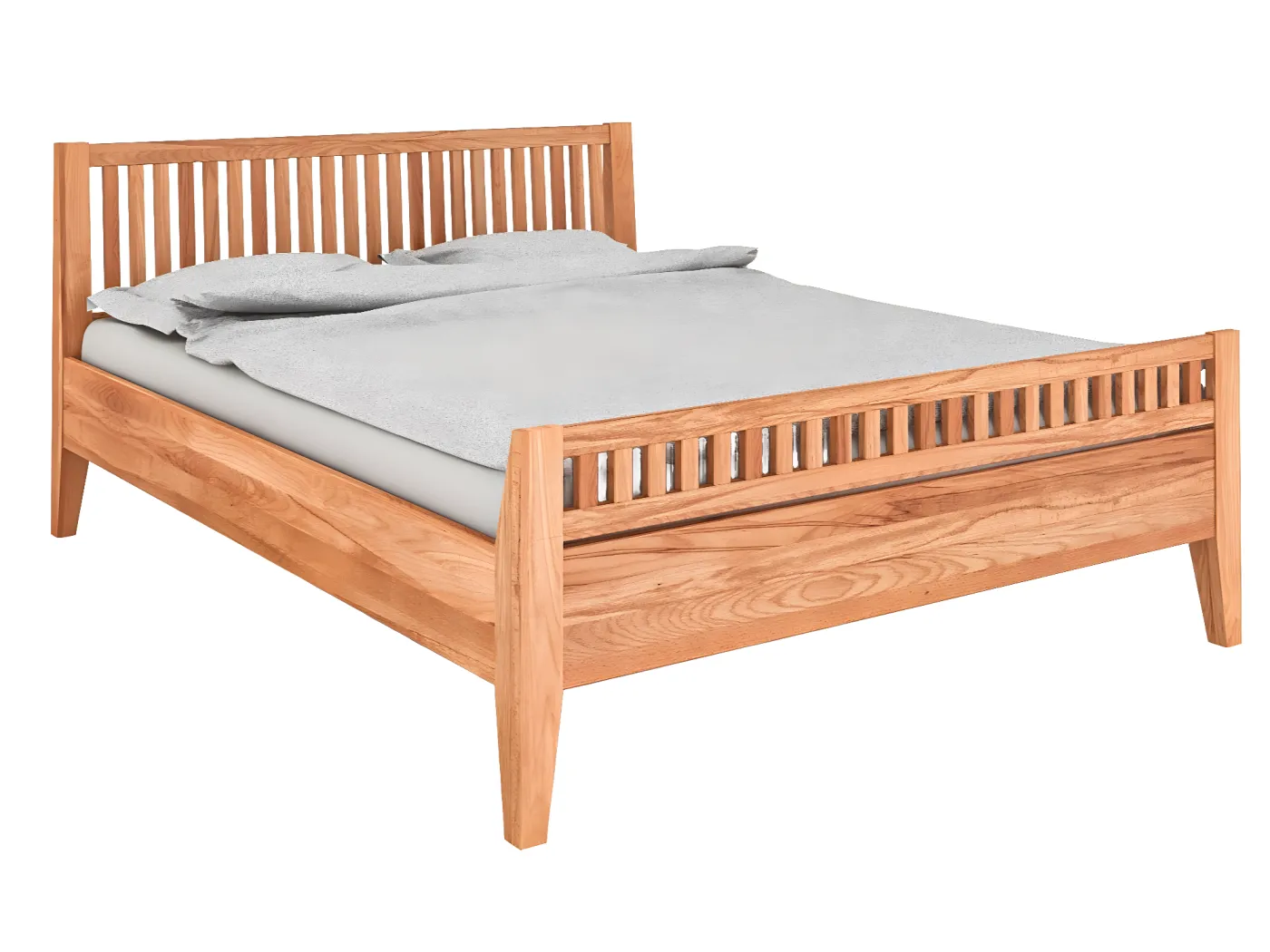 ODYS 2 - Bett 80x200 cm aus Kernbuche naturgeölt