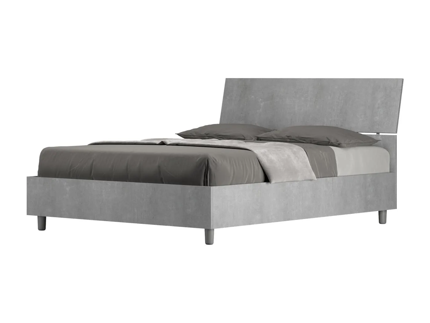 Demas-Betonbett 140x200 mit geneigtem Kopfteil