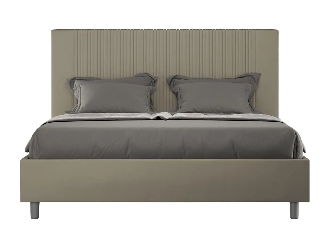 Polsterbett ohne Untergestell 160x210 Goya Cappuccino Kunstleder