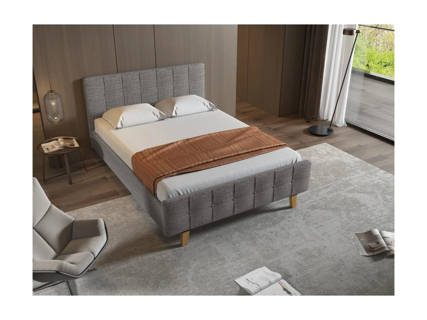 Larvik-Bett 140x200 cm