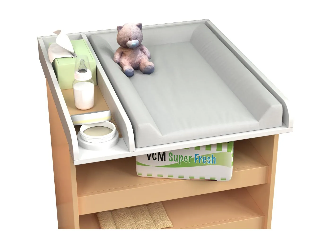 Wickelaufsatz Wickeltisch Wickelauflage Malira M