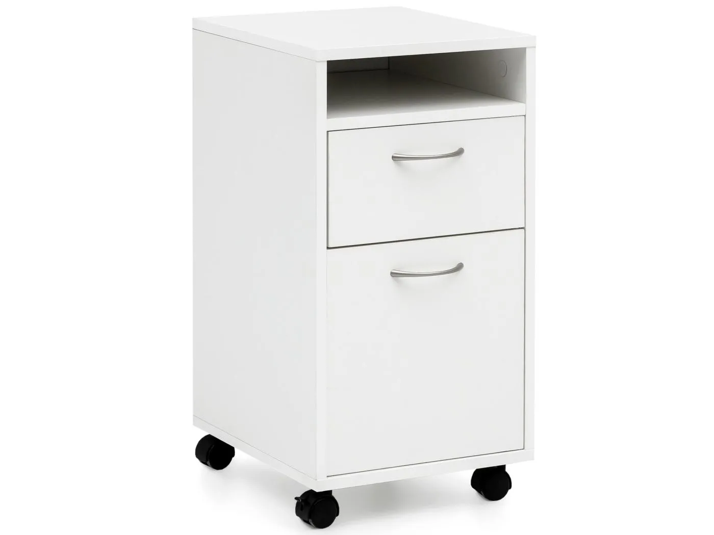 Rollcontainer 33x63x38cm Schreibtischcontainer Rollen Bürocontainer Holz