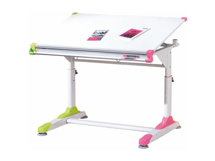 Color Schreibtisch Weiss.