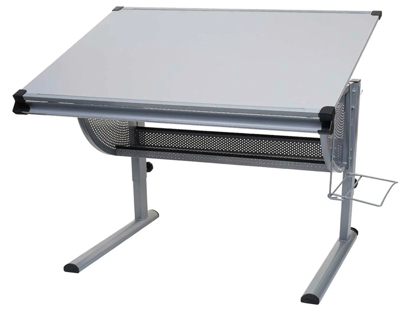 Schülerschreibtisch Preston, Grau