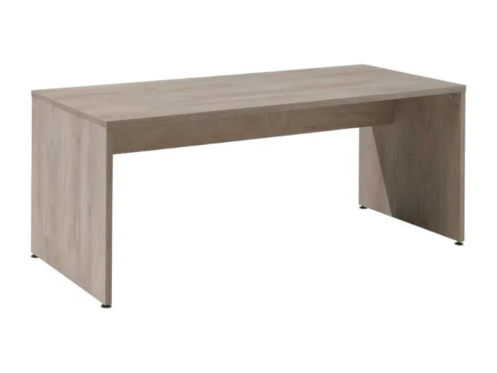 Professioneller Schreibtisch 140 cm in roher Eichenoptik, Kollektion YUKON