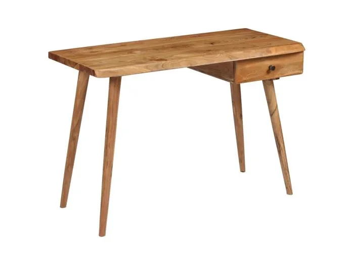 Schreibtisch Akazienholz Massiv 110 x 50 x 76 cm