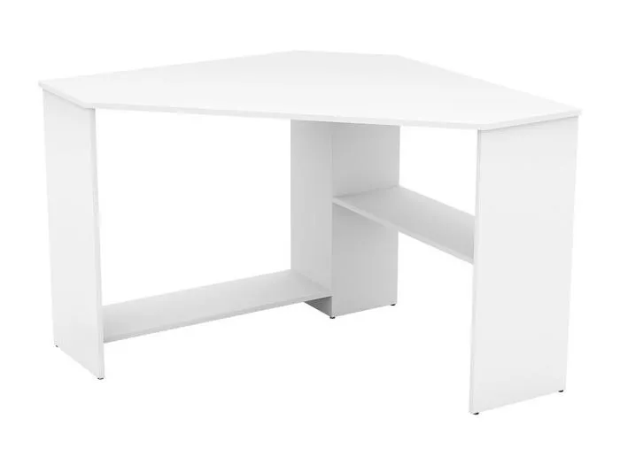 Eckschreibtisch KARO in Weiß, 80 x 73 x 80 cm