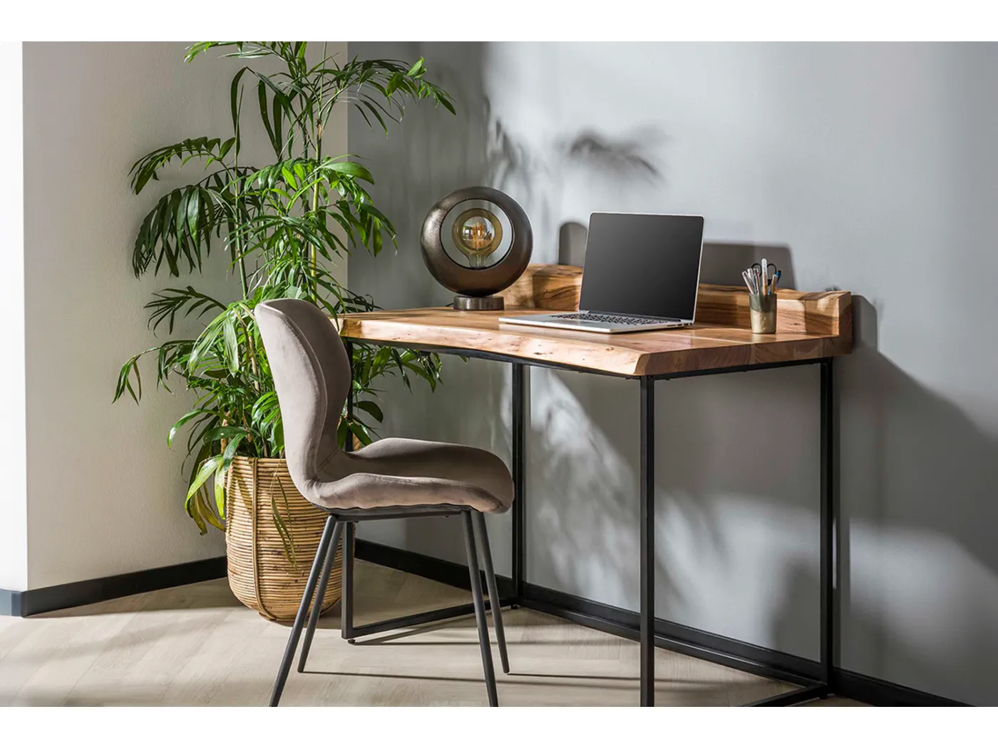 Schreibtisch - Holz Holz - 60 x 110 cm - FERHA