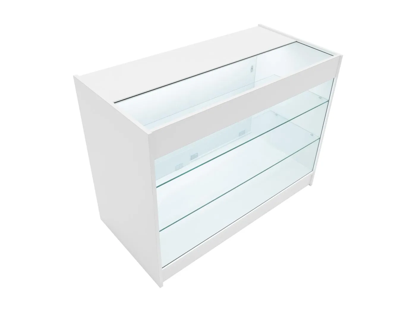 K1200 LED-Ladentheke – Weiß