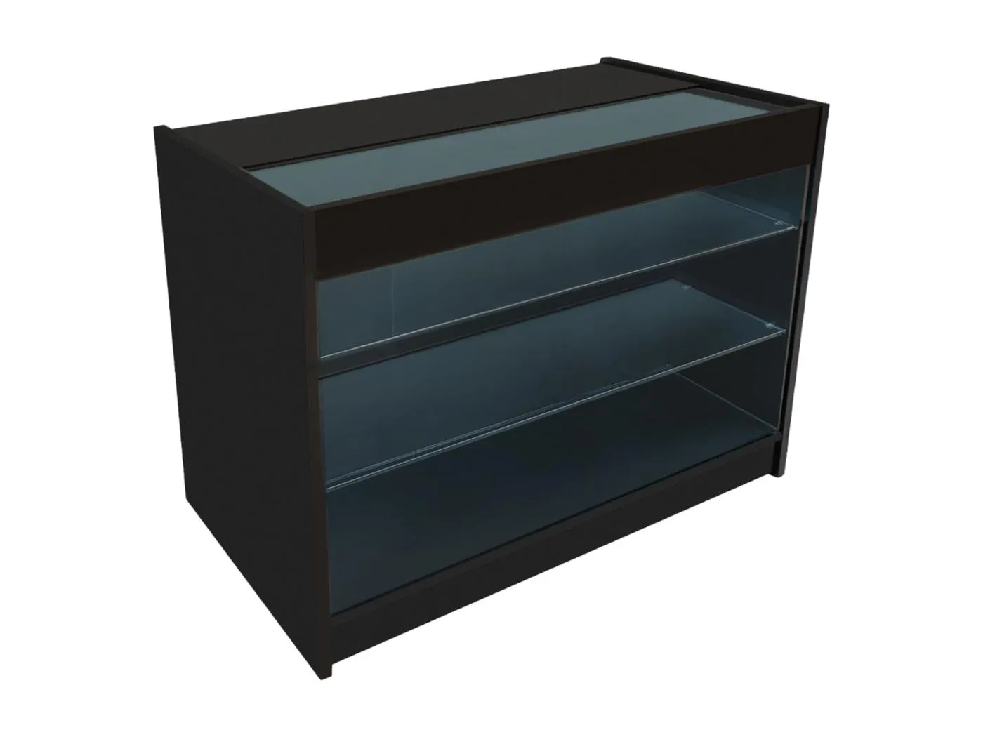 K1200 LED-Ladentheke – Schwarz