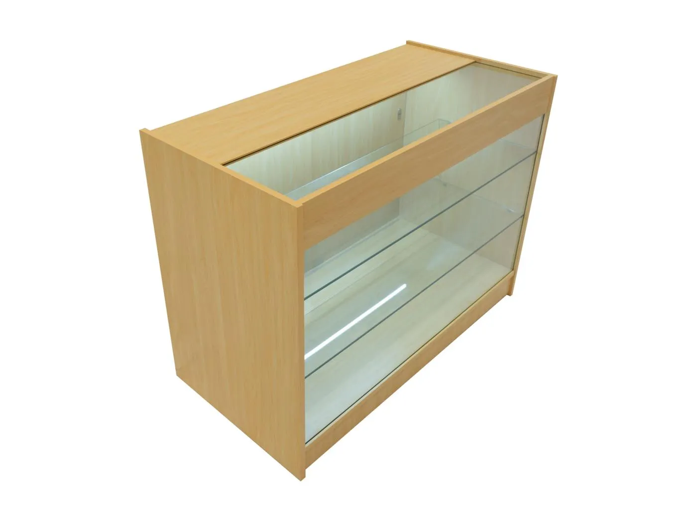 K1200 LED-Ladentheke – Ahorn