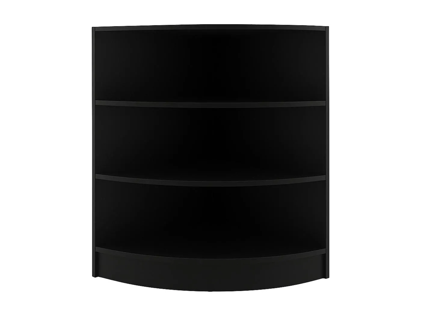 LM60 Ladentheke für Ecken – Schwarz