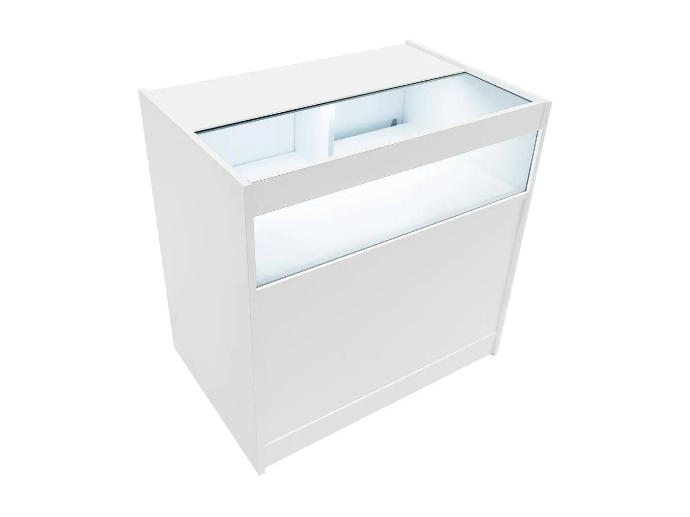 B900 LED-Ladentheke – Weiß